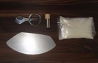 Chaveta, scissor, Puncher and four ounces of glue (tools combo kit) brand new.